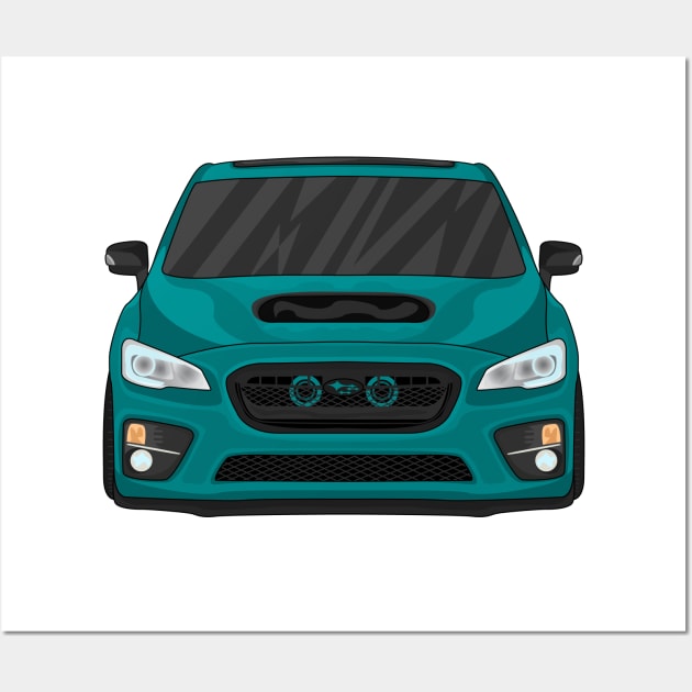 WRX TEAL Wall Art by VENZ0LIC